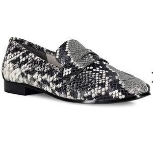 Marc Fisher Snakeprint Leather Chang2 Loafers